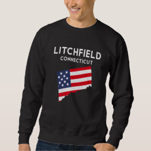 Sudadera Litchfield Connecticut USA State America Travel Co