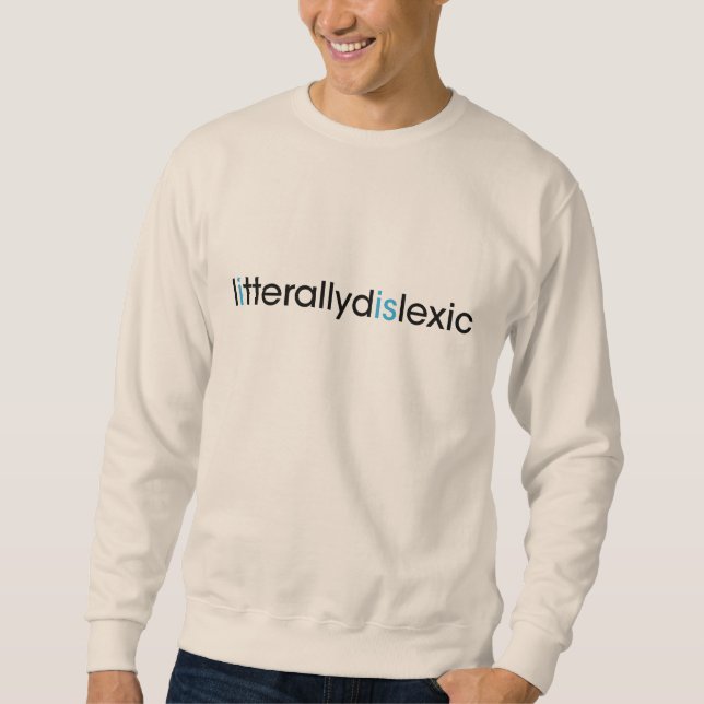 Sudadera literalmente disléxico (Anverso)