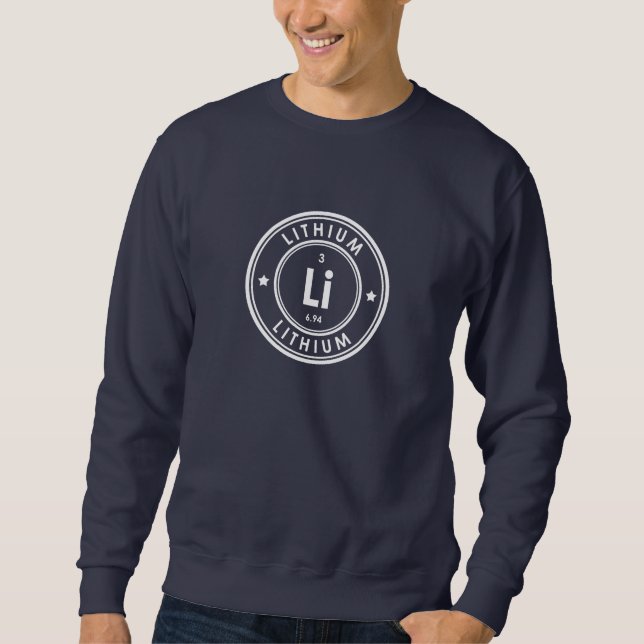 Sudadera Lithium Element Blue Sweatshirt (Anverso)