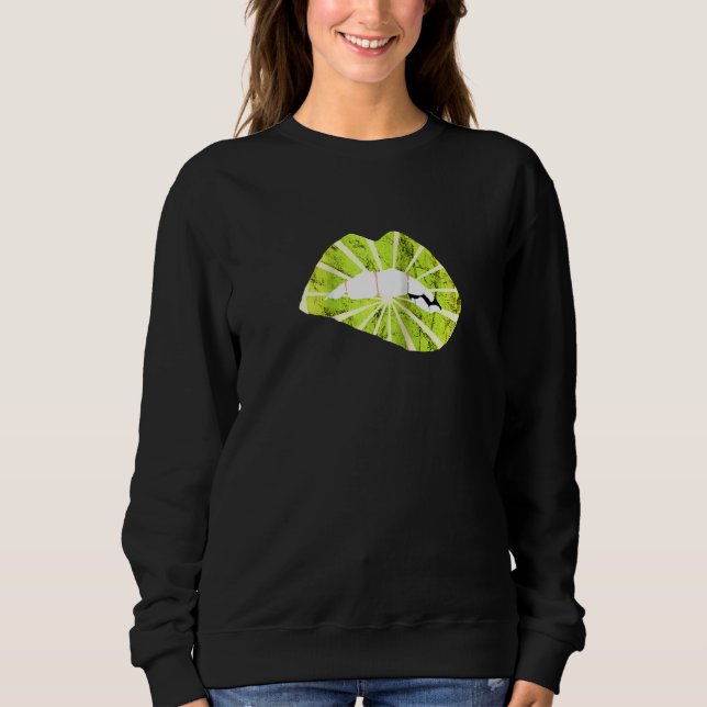 Sudadera Litros de limón Lime Sour Lime Lipstick Lemonade K (Anverso)