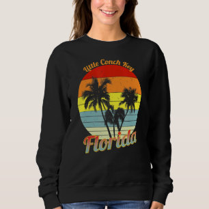 Sudadera Little Conch Key Florida Palmas Tropicales Retro
