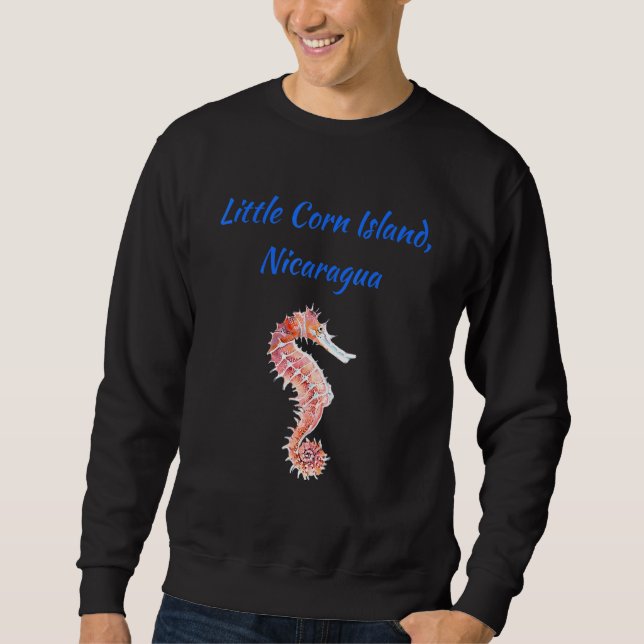Sudadera Little Corn Island Nicaragua Seahori Souvenir (Anverso)