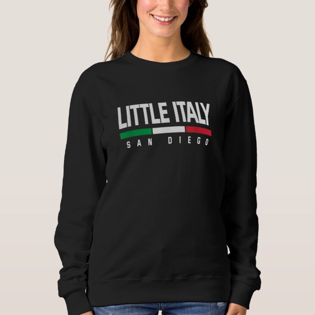 Sudadera Little Italy San Diego California Italian Italia I (Anverso)