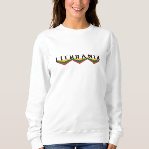 Sudadera Lituania moderna Lietuva Bandera País Souvernir