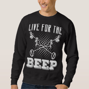 Sudadera Live For The Beep Metalizado Detectecting Detector