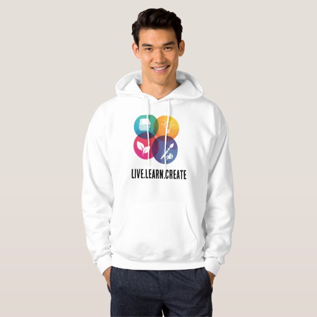 Sudadera Live.Learn.Create T-Shirt (Anverso completo)