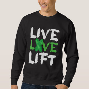 Sudadera Live Love Lift Vegetarian Vegetarian Gym Work-Out