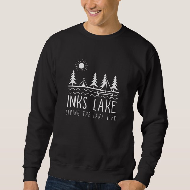 Sudadera Living Lake Life Inks Lake Kayaking Texas Kaya (Anverso)