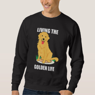 Sudadera Living The Golden Life Retriever Stug Dog