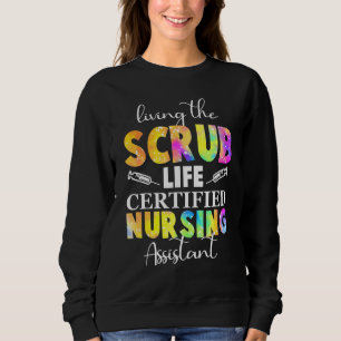 Sudadera Living The Scrubs Life Certified Enfermería Assist