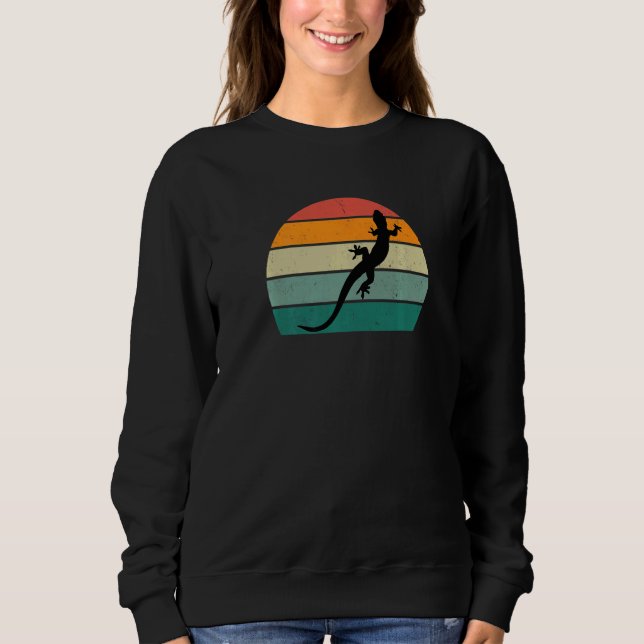 Sudadera Lizard bearded dragon terrarium chameleon clawed r (Anverso)