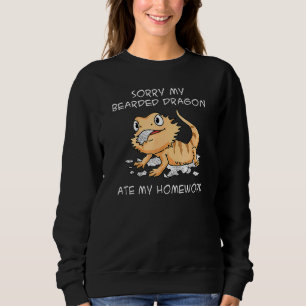 Sudadera Lizard Beardie Se Comía Mi Dragón Aburrido De La C