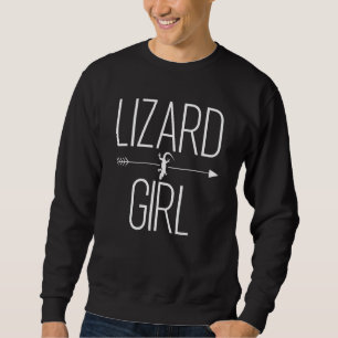 Sudadera Lizard Chica Para Mujeres Monitor Gecko Animal