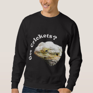 Sudadera Lizard Dragón con barba tiene cricket Reptile Pago