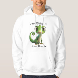 Sudadera Lizard en mi casa - Diseño de Pocket Reptile Guay