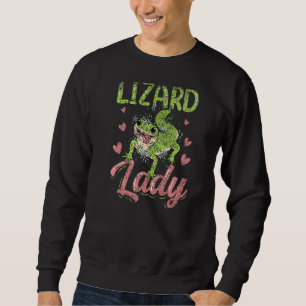 Sudadera Lizard Lady Lizards Animal Gecko