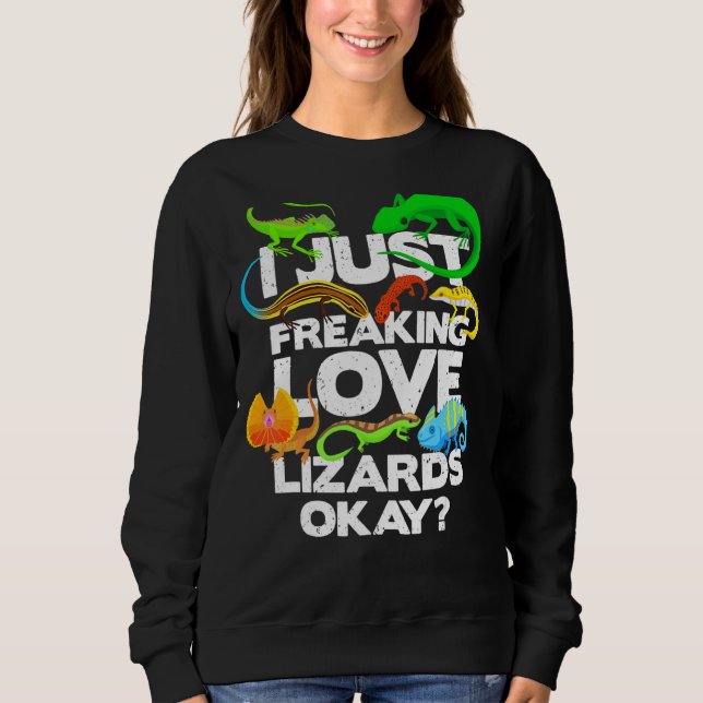 Sudadera Lizard Reptile Lizard Lizard (Anverso)