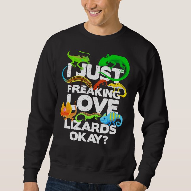 Sudadera Lizard Reptile Lizard Lizard (Anverso)