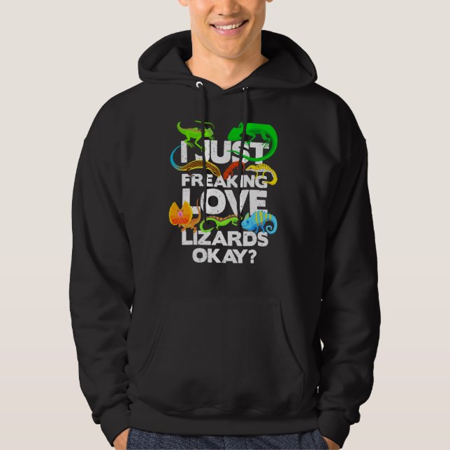 Sudadera Lizard Reptile Lizard Lizard (Anverso)