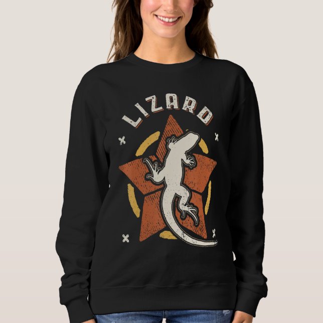 Sudadera Lizard Vintage Retro Classic Animal (Anverso)