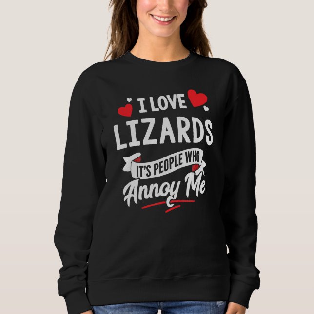 Sudadera Lizards - Me encantan los lagartos (Anverso)