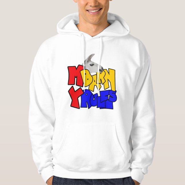 Sudadera Llama a mi barn mis reglas (Anverso)