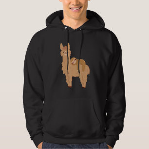 Sudadera Llama Alpaca Y Perezoso