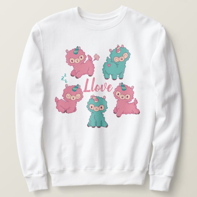 Sudadera Llama amor (Anverso del diseño)