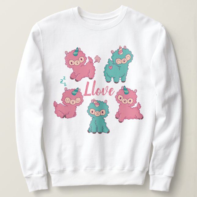 Sudadera Llama amor (Anverso del diseño)