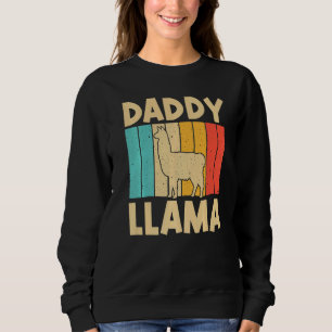 Sudadera Llama Antiguo Para Papá Abuelo Hombres Animal Alpa