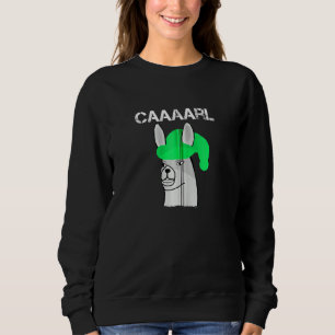 Sudadera Llama Con Gorras Lama Con El Gorra Carl Qué Hicist