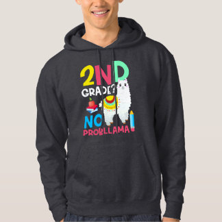 Sudadera Llama de 2do Grado Sin Problema Humor de Maestro d