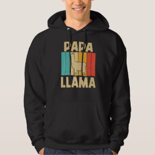 Sudadera Llama de cosecha para papá Abuelo Masculino Alpaca