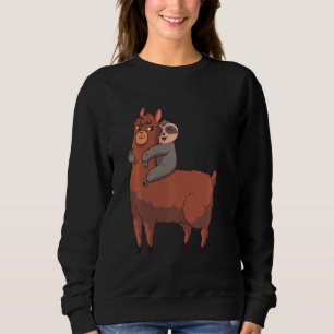 Sudadera Llama de eslogan en bicicleta