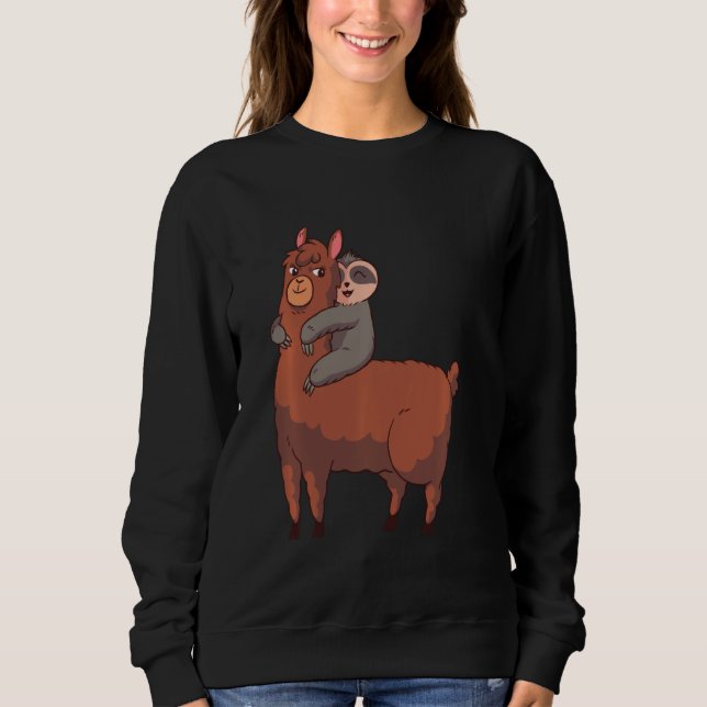 Sudadera Llama de eslogan en bicicleta (Anverso)