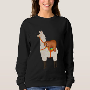 Sudadera Llama de eslogan en bicicleta