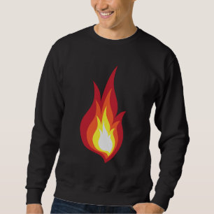 Sudadera Llama del traje del fuego - brilla intensamente