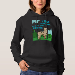 Sudadera Llama diciendo Tina You Fat Lard Alpaca Tee