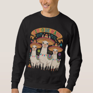 Sudadera Llama Divertido Fiesta Cinco De Mayo Fiesta Party