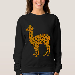 Sudadera Llama fácil conjunto Halloween Alpaca Animal Lazy 