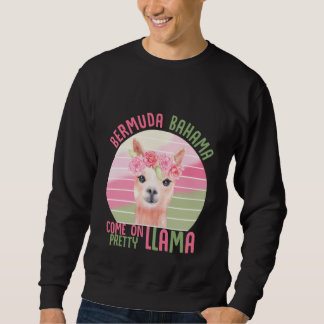 Sudadera Llama Retro Lindo