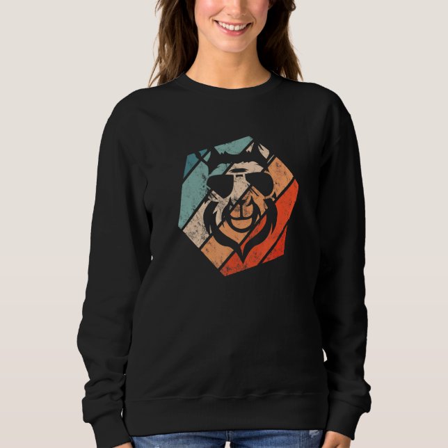 Sudadera Llama retro Style Vintage (Anverso)