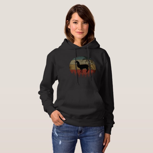 SUDADERA LLAMA RETRO VINTAGE (Anverso completo)