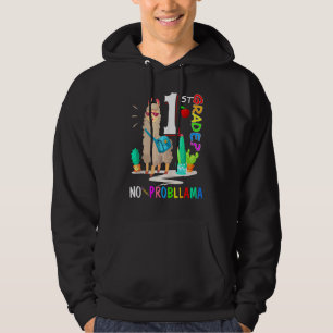 Sudadera Llama Sin Problema 1er Grado Regreso a la Escuela 