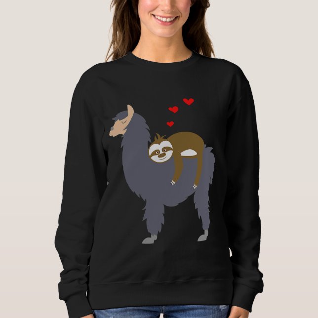 Sudadera Llama Sloan Animal Love Alpaca Animal (Anverso)