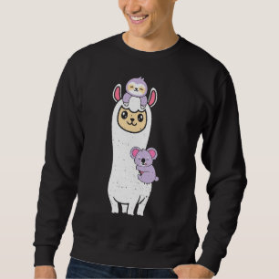 Sudadera Llama Sloth Y Koala Sloth