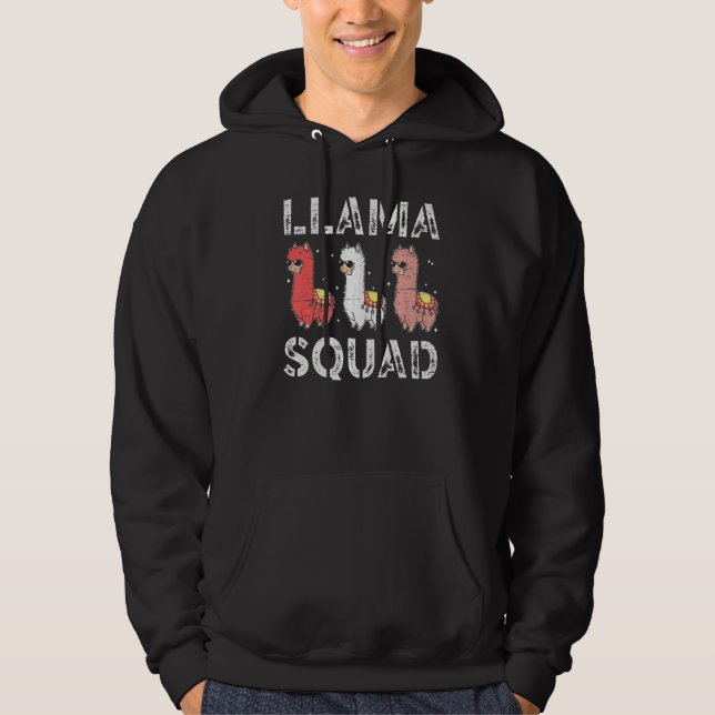 Sudadera Llama Squad Animal Fur Alpaca Wool (Anverso)