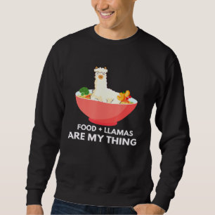 Sudadera Llama Vegetal Vegano Comida Saludable Guanaco Alpa