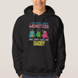 Sudadera Llamada de monstruo personalizado Papá Padre Papit