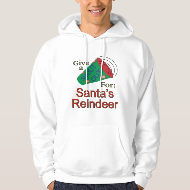 Sudadera Llamada para los renos de Santa (Anverso)